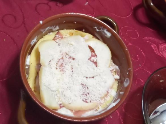 Crepes funghi e speck