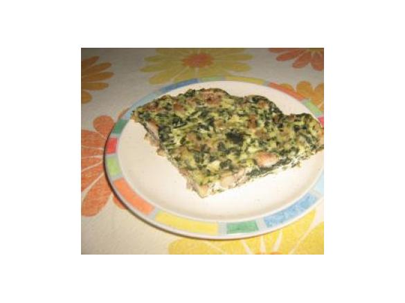 TORTINO VERDE DI FAGIOLI BORLOTTI E BIETOLE