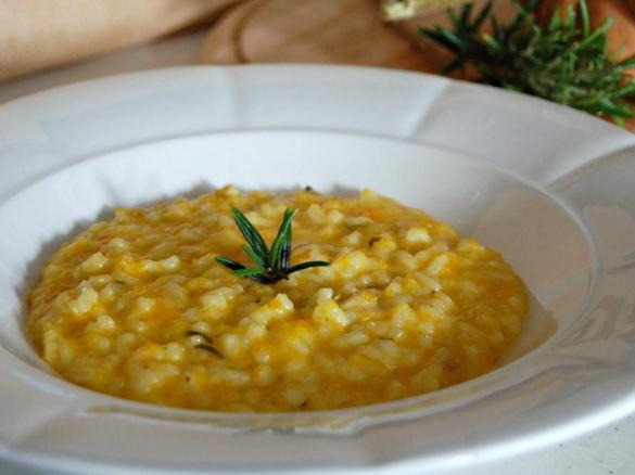 RISOTTO ZUCCA E PORCINI