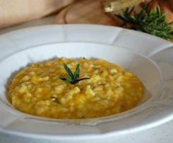 RISOTTO ZUCCA E PORCINI