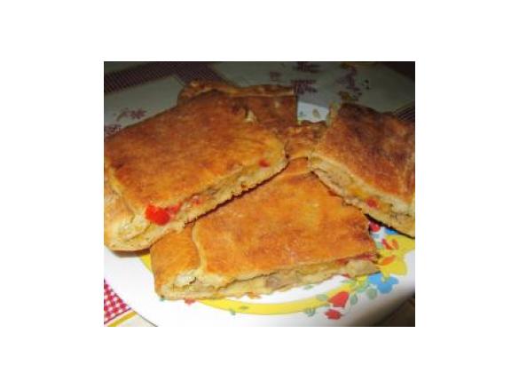 SCACCIATA CON SALSICCIA E PORCINI