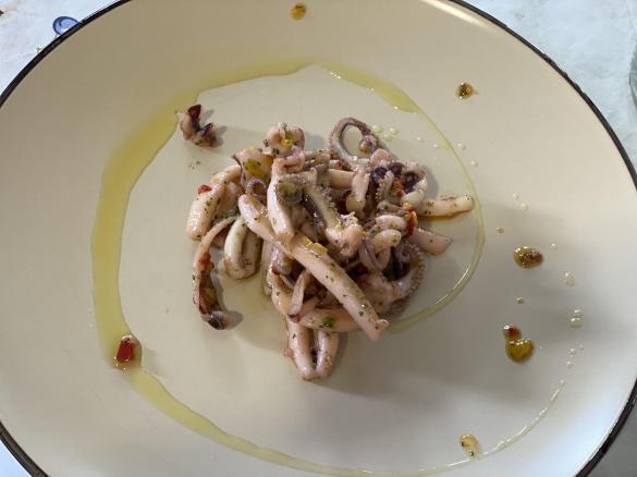 Calamari insaporiti olio e peperoncino - Contest 7 ingredienti