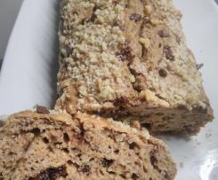 Plumcake zucca,noci e gocce di cioccolato