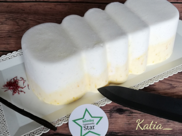Semifreddo vaniglia e zafferano - Contest torte senza cottura