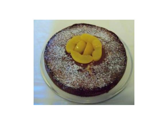 Torta alle pesche