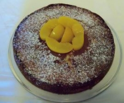 Torta alle pesche