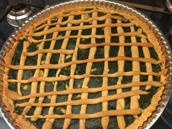 Crostata salata di spinaci