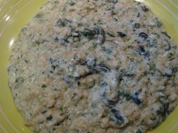 Risotto " les deux garçons " Ricotta e bietoline