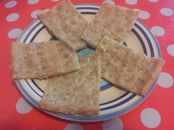 Focaccia con la farina di Teff (senza glutine)
