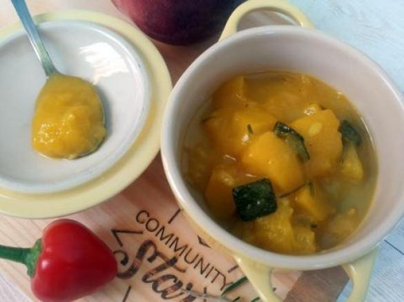 Chutney di pesche e zucchine (contest pesche)