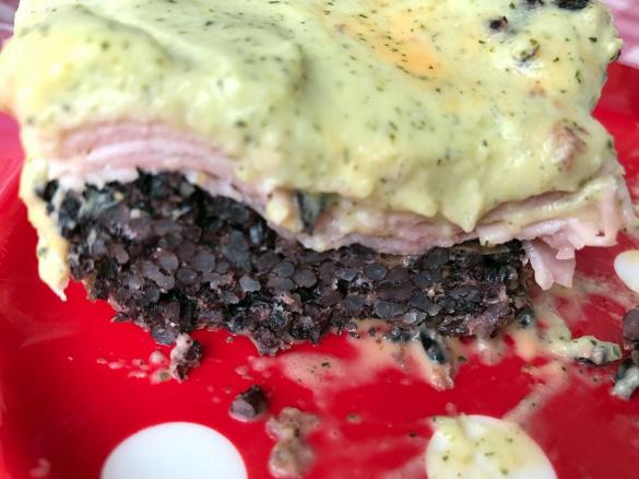 Timballo riso e crema di zucchine