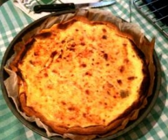Torta Salata con cipolle e speck