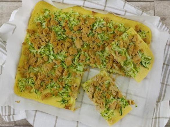 PIZZA SENZA FARINA CON FAGIOLI CANNELLINI