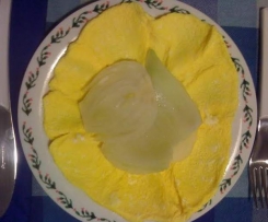 Ciambella di frittata con cuore di finocchio