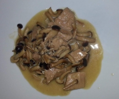 Bocconcini di vitello con funghi