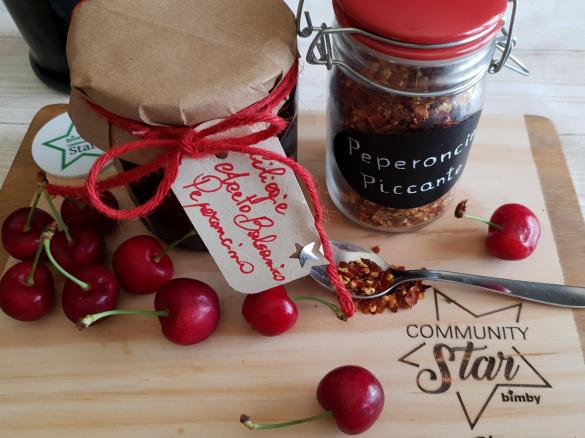 Confettura di ciliegie con aceto balsamico e peperoncino piccante Contest ciliegie