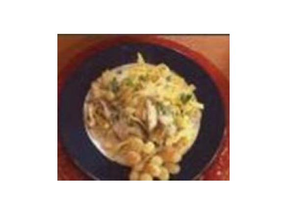 Tagliatelle funghi e uva