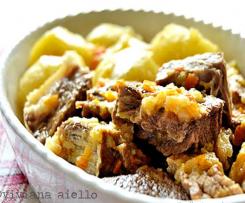 Spezzatino di manzo a grassato con patate