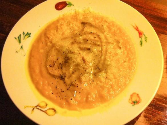 Vellutata di porro e carote