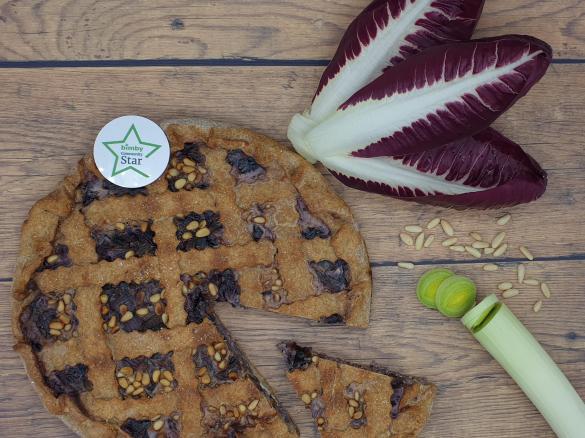 Torta salata (senza glutine) al radicchio