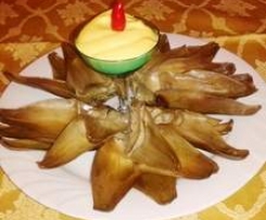 fior di carciofo con salsa piripiri