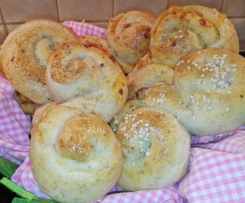 Chiocciole semintegrali farcite alla calabrese - contest pic nic