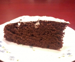 TORTA CON YOGURT E CIOCCOLATO FONDENTE