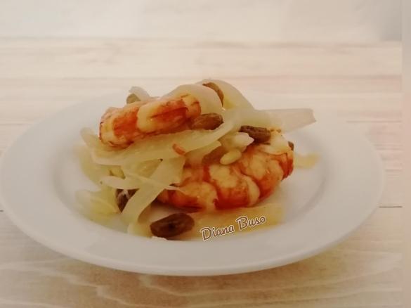 Gamberoni in saor "contest secondi di pesce"