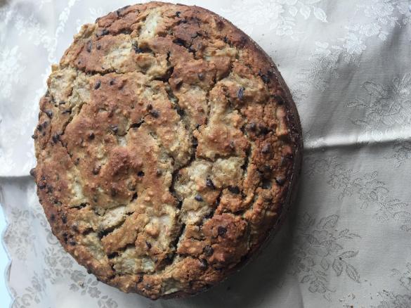 Torta mandorle pere e cioccolato