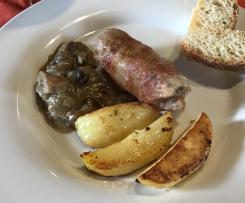 Polpettoncini provenzali ai funghi porcini / ballotine aux cépes