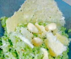 Riso al pesto di rucola e mandorle