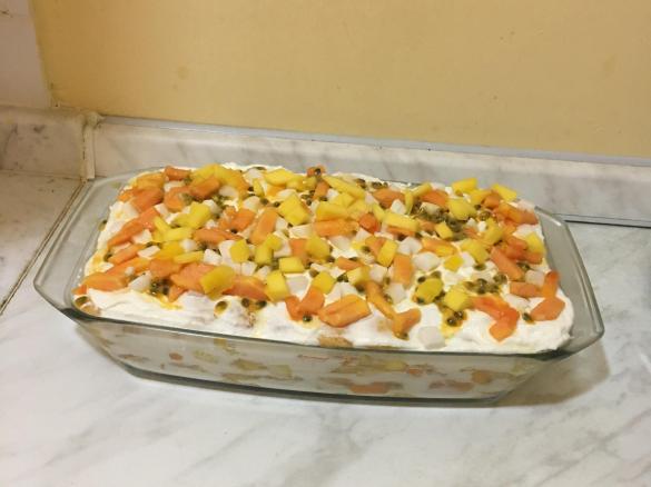 Tiramisù ai frutti esotici e ricotta-Contest Tiramisù estivo