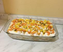 Tiramisù ai frutti esotici e ricotta-Contest Tiramisù estivo