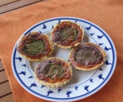 Miniquiche al pesto