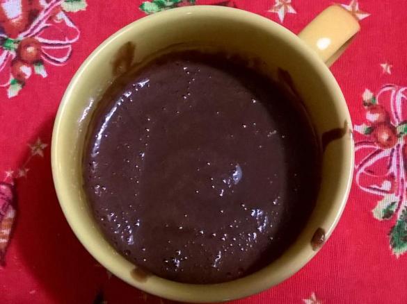 Cioccolata in tazza densa