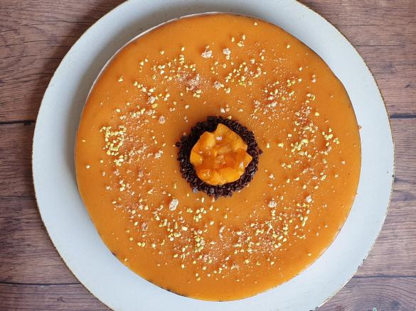 Cheesecake al caco mela