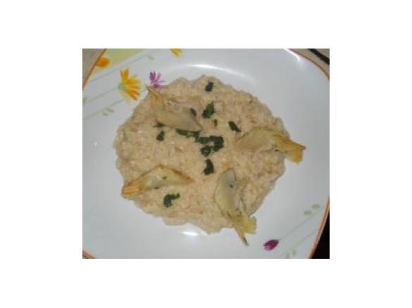 Risotto con crema di Carciofi e Crescenza