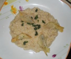 Risotto con crema di Carciofi e Crescenza
