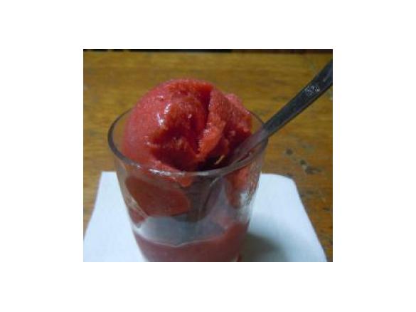 Granita alle fragole