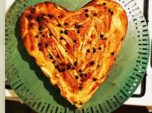 Torta di mele soffice con ricotta e farina di farro