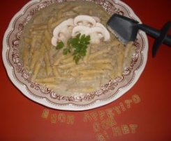 Pennette alla crema di funghi