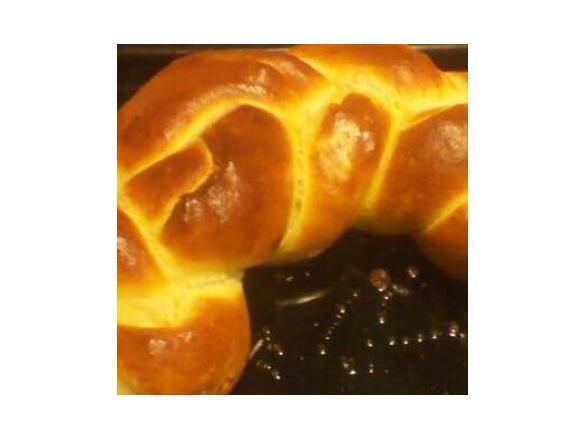 treccia con melanzane provola e  salsiccia