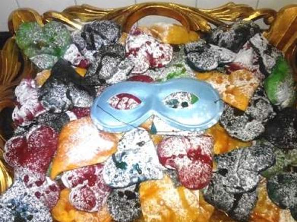 cuori iridati di carnevale al miele