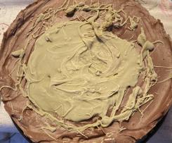 Cheesecake con crema spalmabile alle nocciole