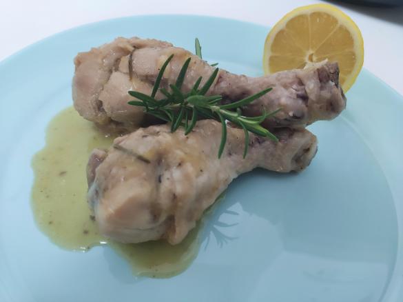 Fusi di pollo al miele e limone