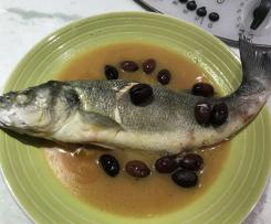 Spigola alla vernaccia /contest ricette con vino