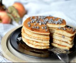 Pancakes con impasto alle mele e yogurt greco (senza uova e senza zucchero) - Contest Mele