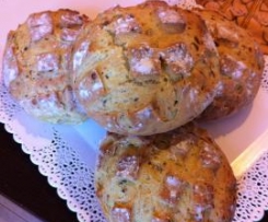 Tartarughe al curry con zucchine (con lievito madre)