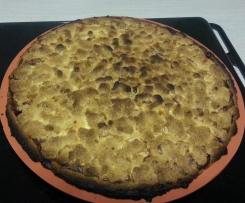 Crostata di ricotta e marmellata di ciliegie