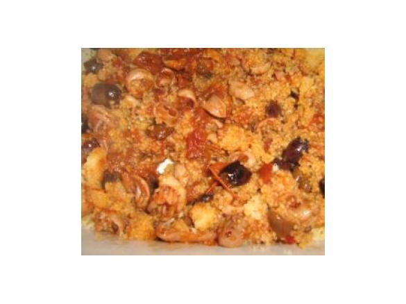 cous cous con calamaretti